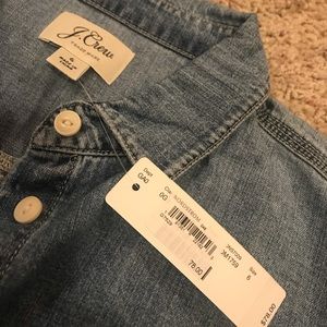 NWT JCrew Chambray Button Down